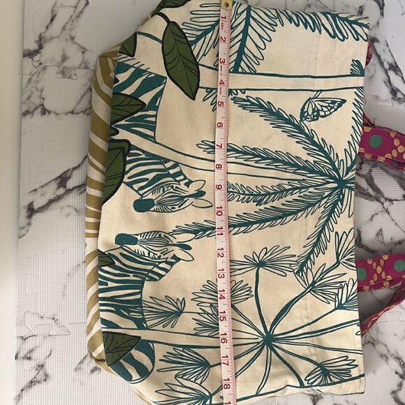 Zebra Canvas Print Tote with Two Strap Options - Picture 3 of 14